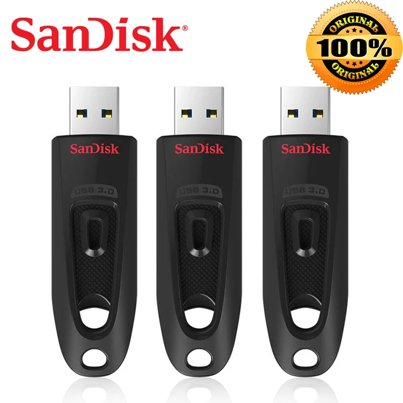 SanDisk usb flash drive pendrive 32GB Pen Drive 16GB 64GB 128GB 256GB USB 3.0 usb stick memoria usb ULTRA