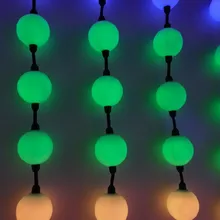 40 шт, 50 мм, WS2811 полный цвет молочный шар; из водонепроницаемого материала, DC12V вход; 0,72 W