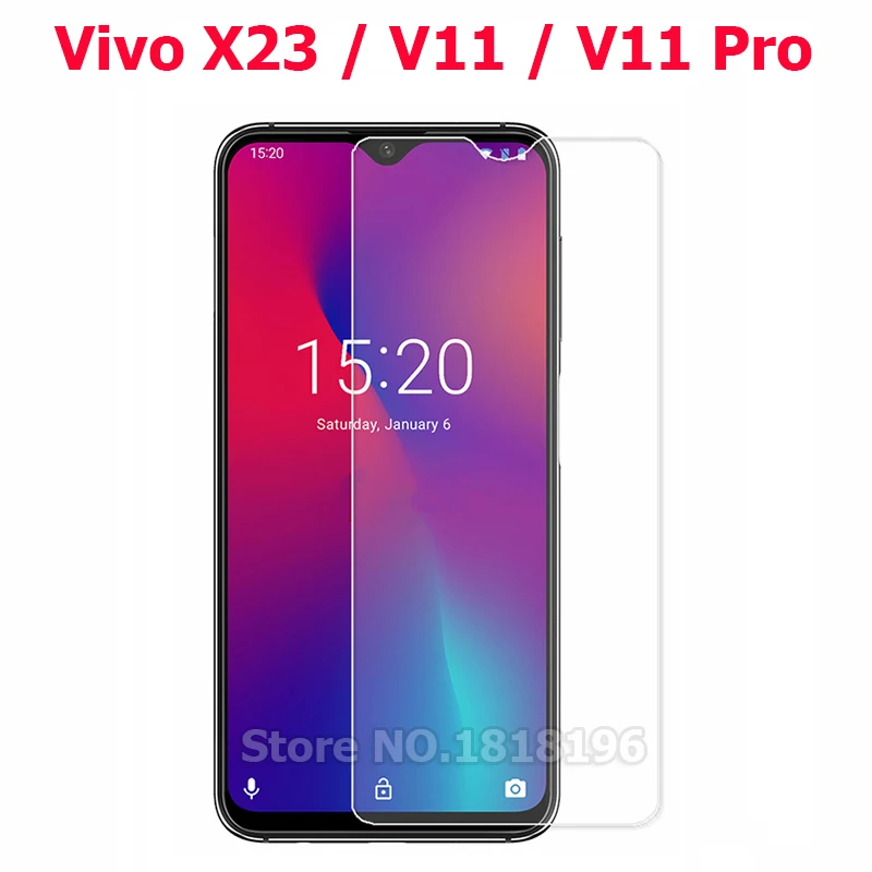 

Screen Protector Vivo V11 Pro Tempered Glass Vivo X23 Protective Phone Film Vivo V11 Pro V 11 VivoV11 1804 6.41"Screen Protector