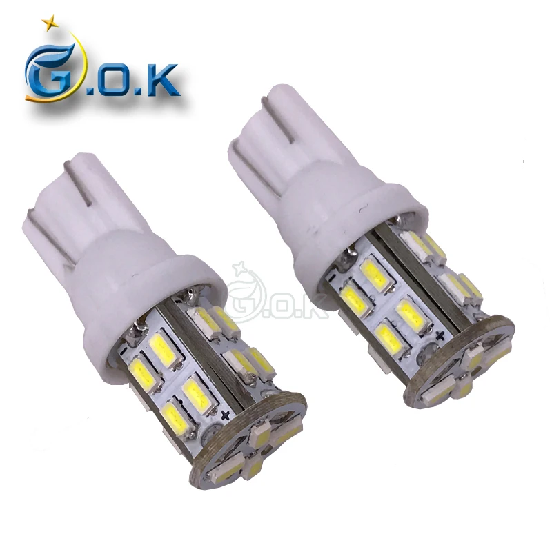 500 шт. T10 20SMD 3014 SMD LED W5W 194 168 T10 Клин Замена обратный T10 Белый лампы для сигнала Trunk dashboard Парковка лампы