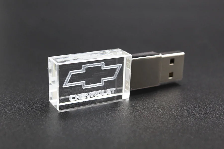 64GB usb2.0 металлический кристалл Chevrolet ключ модель автомобиля USB флэш-накопитель 4GB 8GB 16GB 32GB драгоценный камень ручка привода специальный подарок