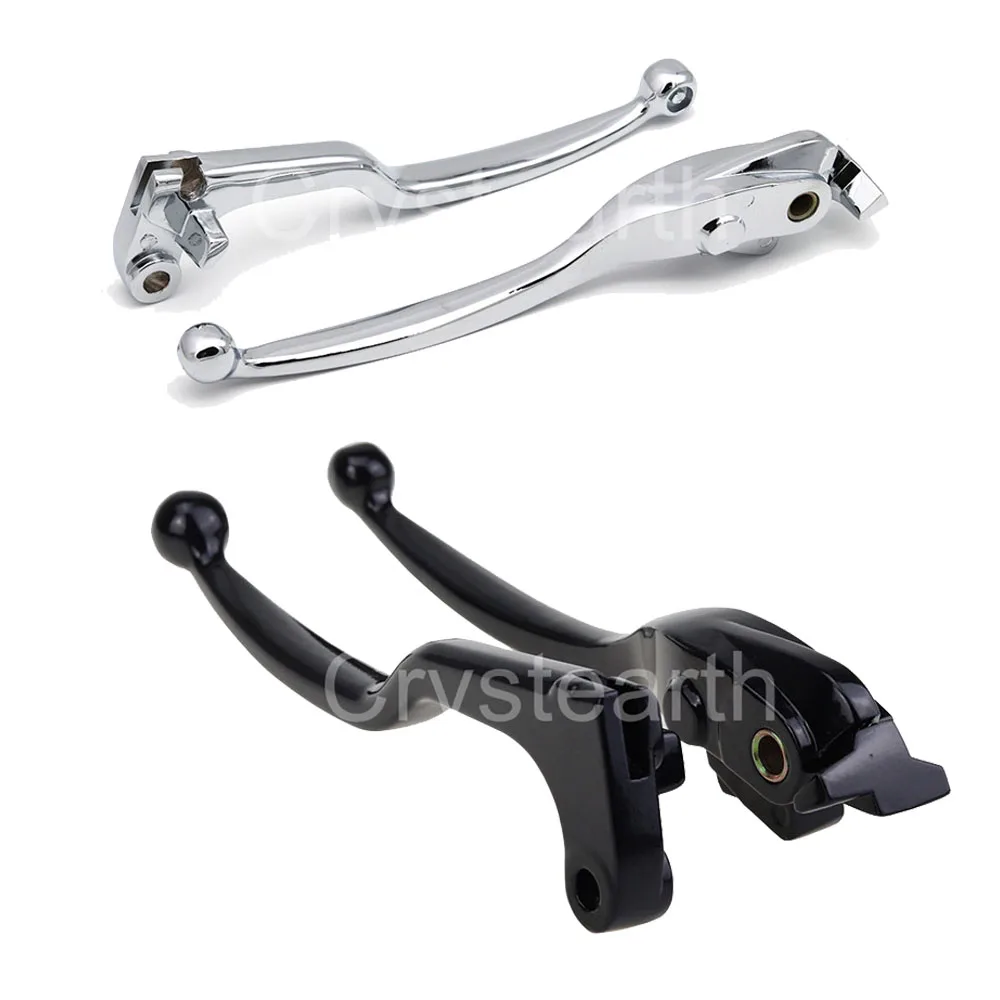BLACK SILVER Motorcycle Left Right Brake Clutch Levers For Honda