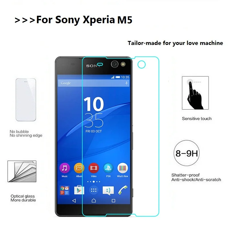 Для Sony xperiam5 9 H закаленное Стекло для Xperia M5 Dual e5603 e5606 e5633 e5643 e5653 e5663 Экран протектор