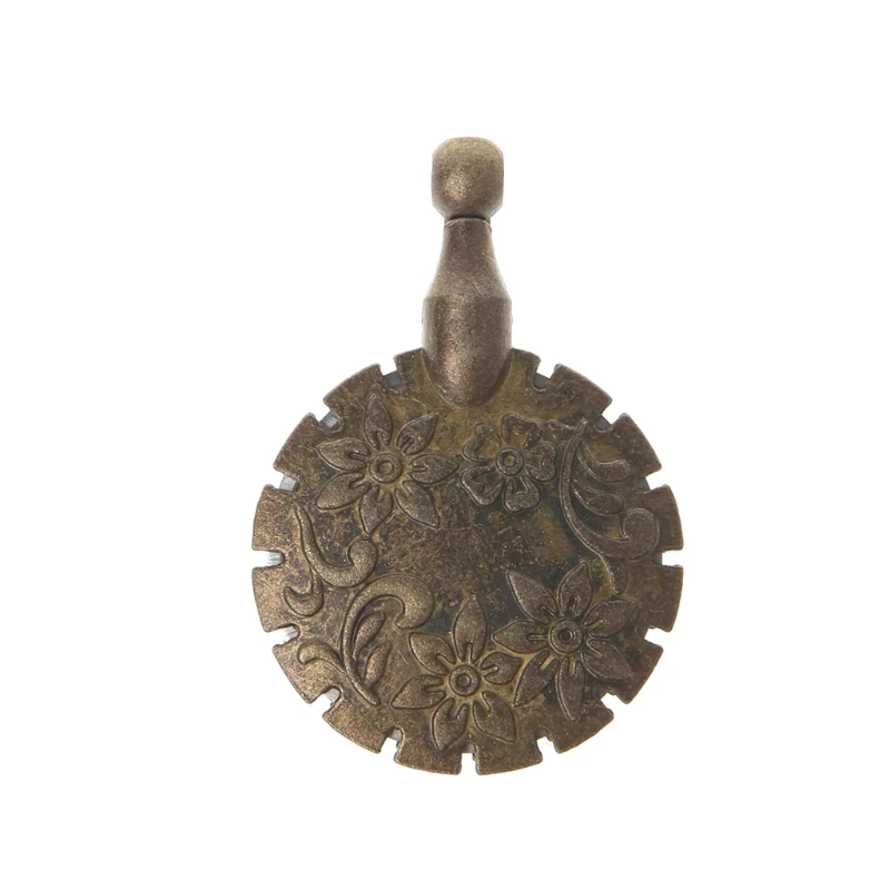 

Sewing Thread Yarn Cutter Pendant Round Shape Antique Bronze Craft DIY Tool Home