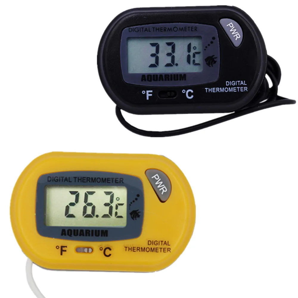 

New arrival digital LCD Temperature TEMP Tester Marine Vivarium Thermometer Monitor For Aquarium Fish Tank with Suction Cup 20%