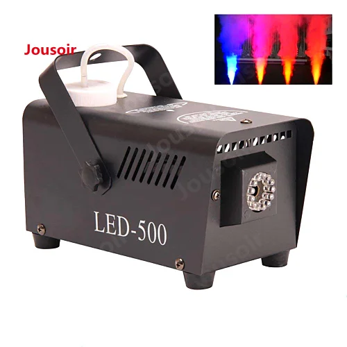 

Niugul WirelessRemote ControlMini500W Smoke Machine With RGB LED Light DJ Equipment Stage Effect LED Fog Machine/500WFogger CD15