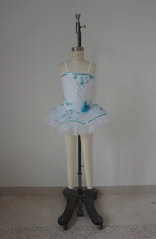 

Girls Stage Performance Ballet Modern Dance Performance White Dress