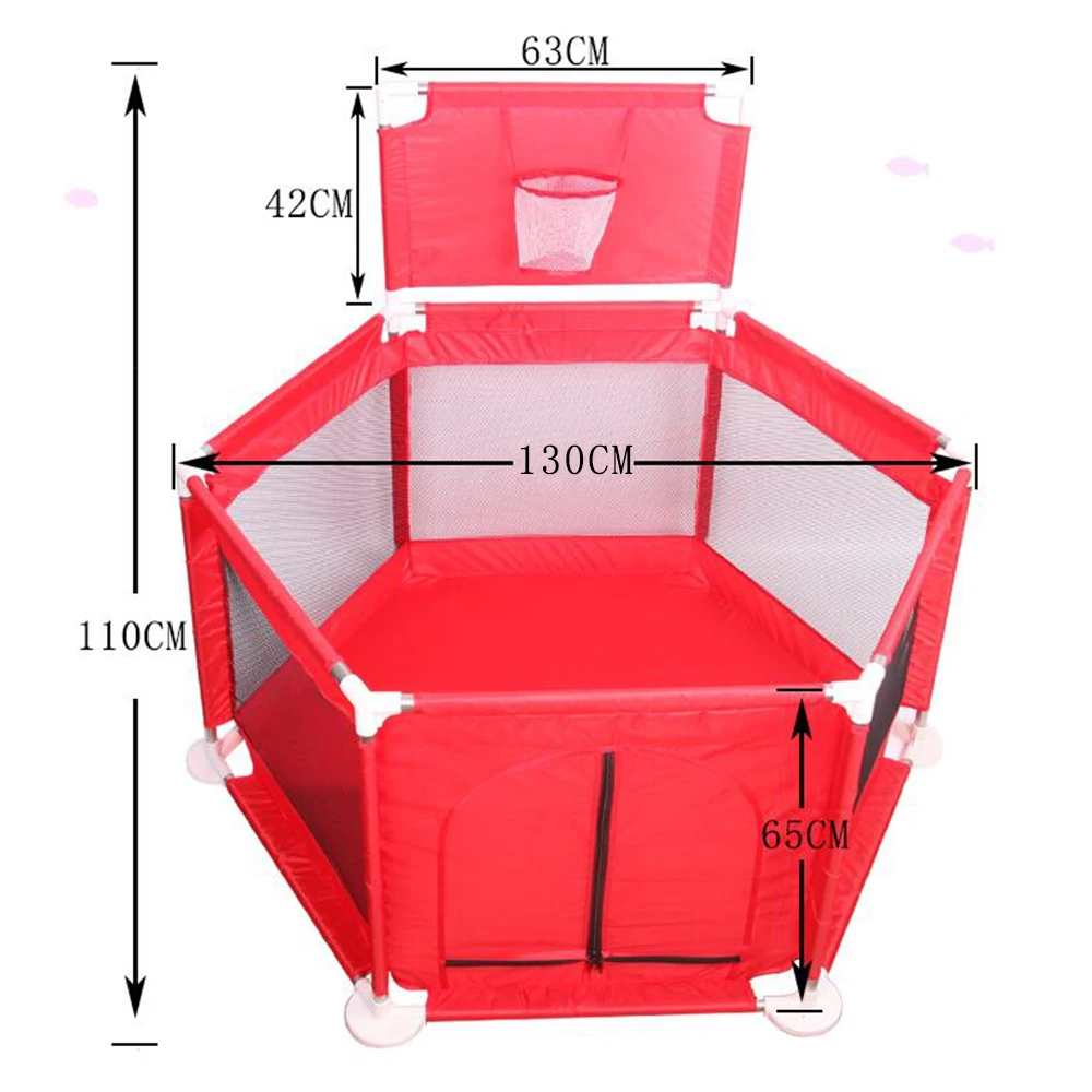 Детское ограждение для детского Манежа, складной защитный барьер, Детская игровая ручка для парка, Детская игровая ручка из ткани Оксфорд, детская палатка, мяч для бассейна, ограждение для малышей