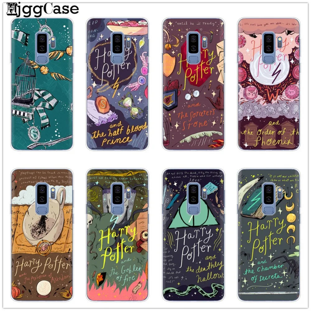 

Harry Potter soft silicone phone Case For Samsung Galaxy S8 Plus S9 Plus S6 S7 Edge A5 A7 J3 J5 J7 A6 A8 J4 J6 S10 Lite S10 Plus