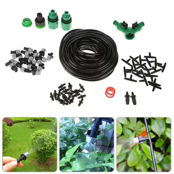 

20 m/65.6ft Micro Sprinkler Spray Cooling Automatic Watering Kits Drip Irrigation For homes hotels clubs offices care plants