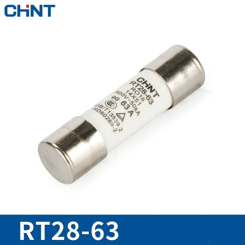 

CHINT Cylinder Form Fuse RT28-63(RT18-63) Core 14*51mm Fuse Insurance Tube