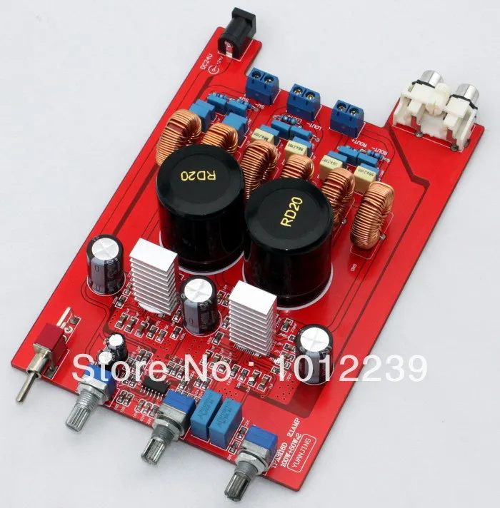 

free shipping Assembled TPA3116 2.1 Deluxe amplifier board
