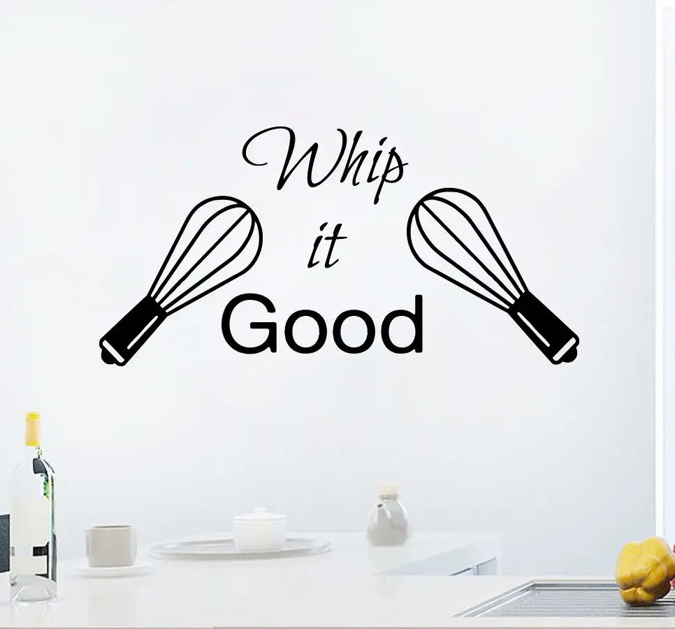 Whip it Good украшение для столовой виниловый художественный съемный постер
