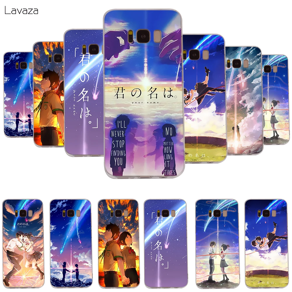 Imaoc kimi no nawa Анимация Аниме для samsung Galaxy A10 A20 A30 A40 A50 A70 A2 J4 J6 J7 J8 Core Duo Note 10 Plus Мягкий
