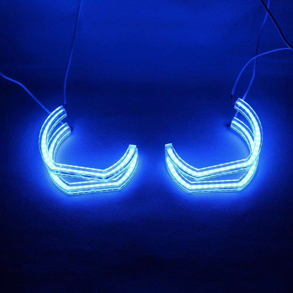Ангельские глаза RGB Bluetooth Беспроводное управление для M3 BMW F30 F31 F34 E71 E72 E70 E81 E82 E83 E87 E88