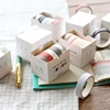 5X DIY decorative scrapbook masking tape Solid color paper tape washi tape stationery Sticker Label office adhesive tape ► Photo 3/5