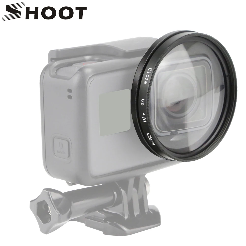 اطلاق النار 52 مللي متر المكبر ماكرو قرب عدسة ل GoPro بطل 7 6 5 أسود عمل منصب الكاميرا ل الذهاب برو بطل 6 5 7 الملحقات مجموعات