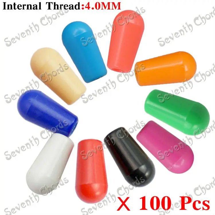 100Pcs Plastic Switch Knob Tip Cap for Electric Guitar Pickup 3 Way