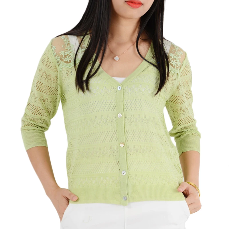 Wholesale 2017 Fashion Women Thin Outerwear V Neck