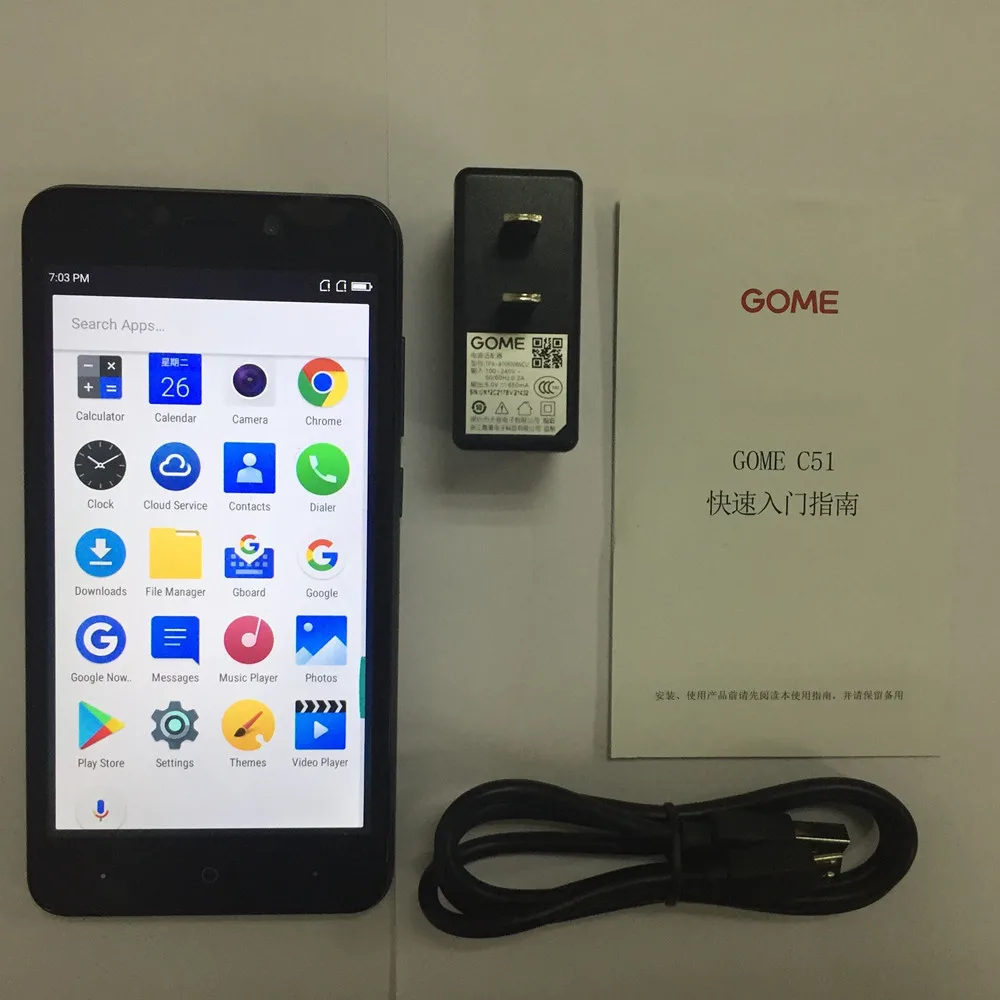 GOME C51 4G LTE мобильный телефон 2G ram 16G rom 5,0 дюймов MSM8909 5.0MP+ 2.0MP Android 7,1 смартфон 2000mAh батарея сотовый телефон