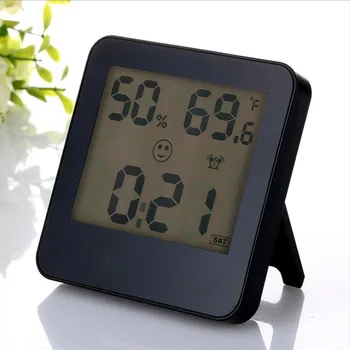 

Digital Display Hygrometer Multi-Function Thermometer Hygrometer Automatic Electronic Temperature Humidity Monitor Clock