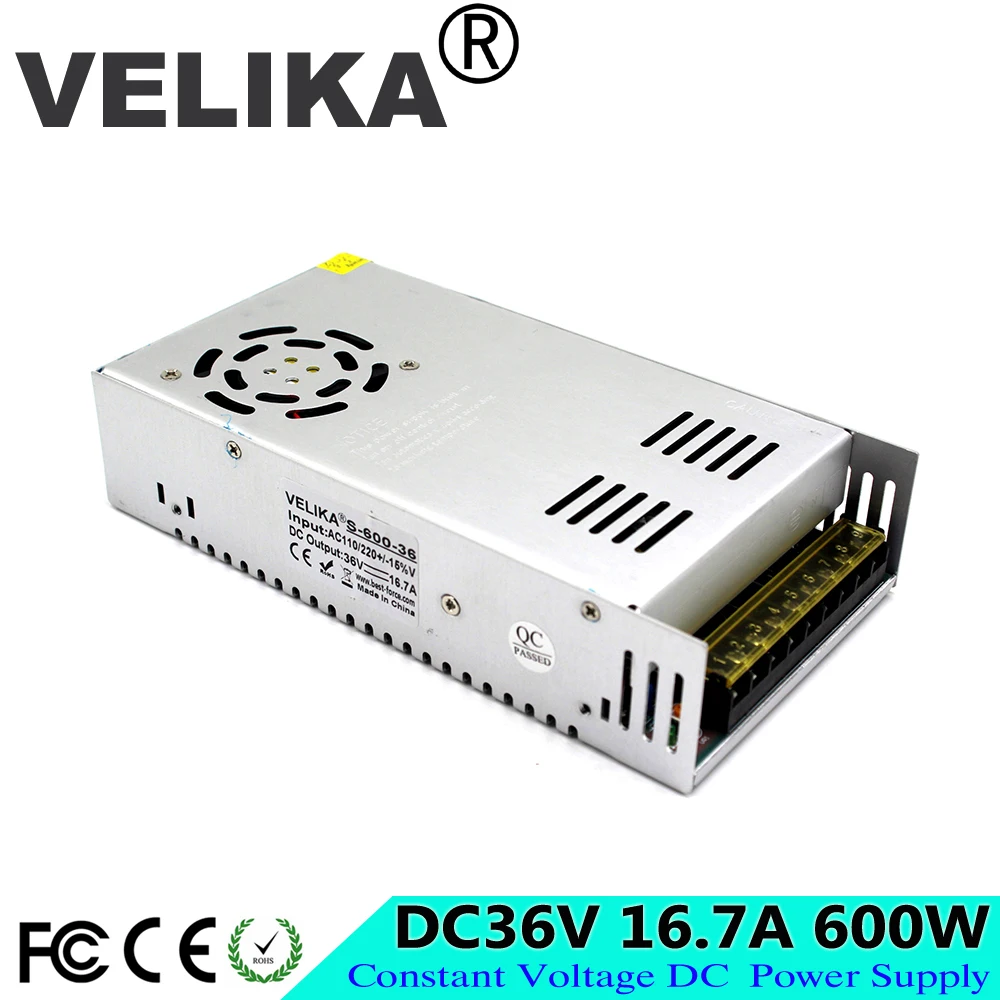 DC12V 13,8 V 15V 18V 24V 27V 28V 30V 32V 36V 42V 48V 60V 300W 350W 360W 600W импульсный источник Питание источник трансформатор переменного тока DC импульсный источник питания