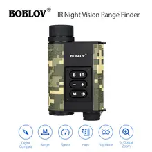 

BOBLOV LRNV009 6X32 500M Ranging Finder Infrared IR Night Vision Multifuctional Monocular Telescope Camouflage Hunting Outdoor