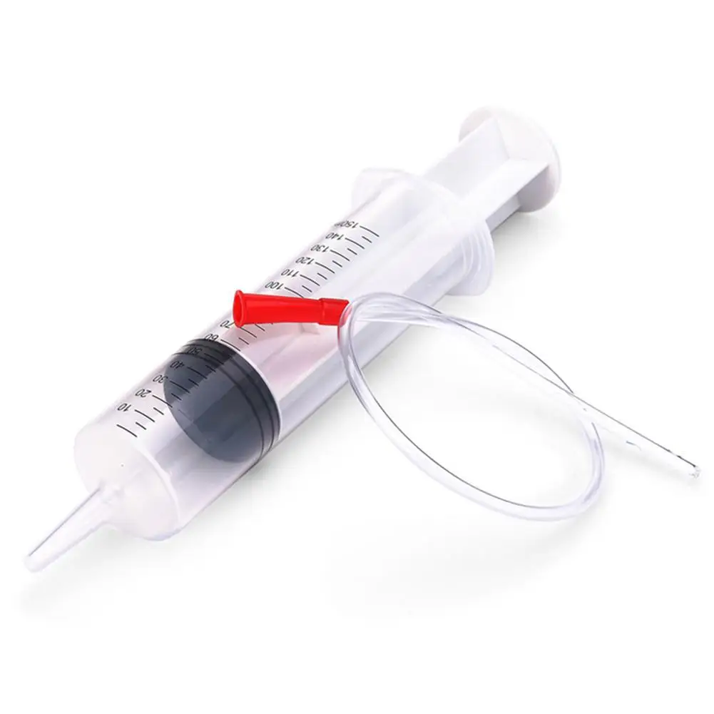 RABBITOW 150ml Disposable Transparent Irrigation Syringe Water Clean