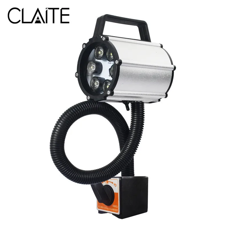 

CLAITE 7W 90-220V 50cm LED Industrial CNC Machine Lathe Tool Light Milling Machine Work Light with Magnetic Base US Plug