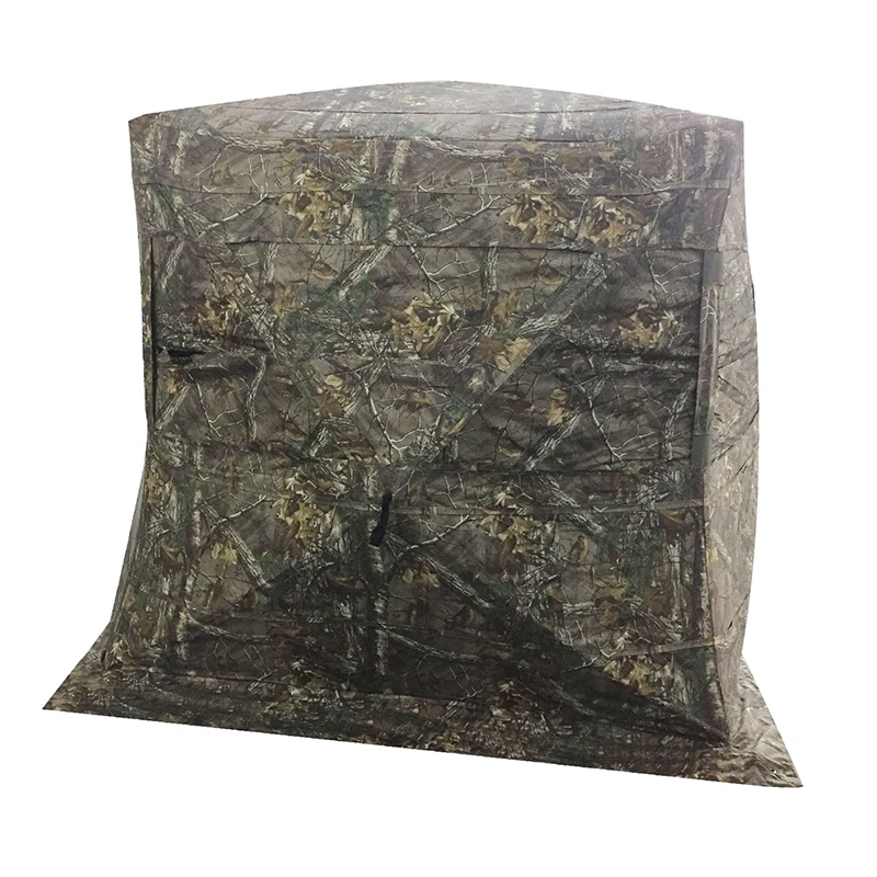 

Pop-up Portable 4 Person Ground Hunting Blind, Camo Polyester Hunting Tent