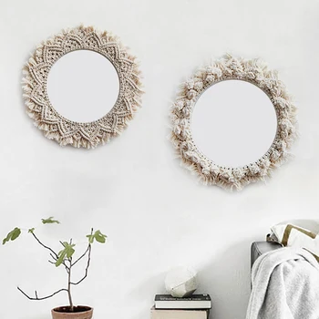 

Macrame Wall Hanging Tapestry Decorations Bohemia Handcraft Wall Tapestry Farmhouse Headboard Decor Mexican Home Decoration