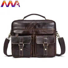 MVA модная мужская сумка на плечо, Новое поступление, мужской кожаный портфель, натуральная кожа, мужской портфель, мужская повседневная сумка