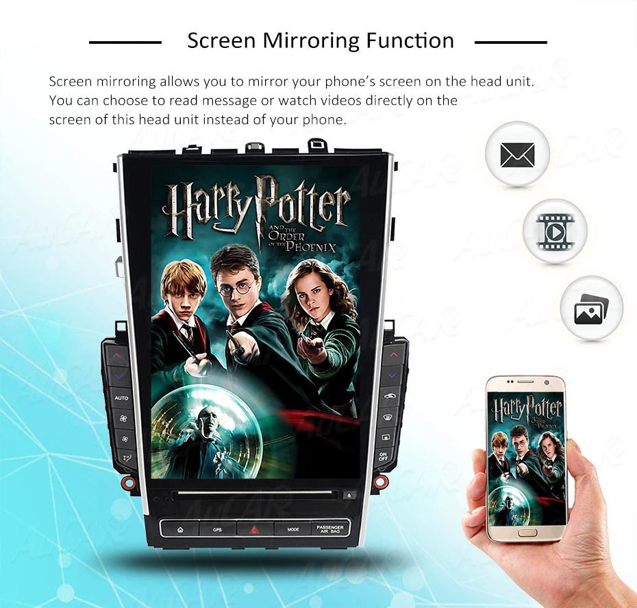 Perfect AuCar Tesla Android 8.1 12.1" screen car radio  gps navigation for Infiniti Q50 Q50L Q60 car multimedia stereo player 10