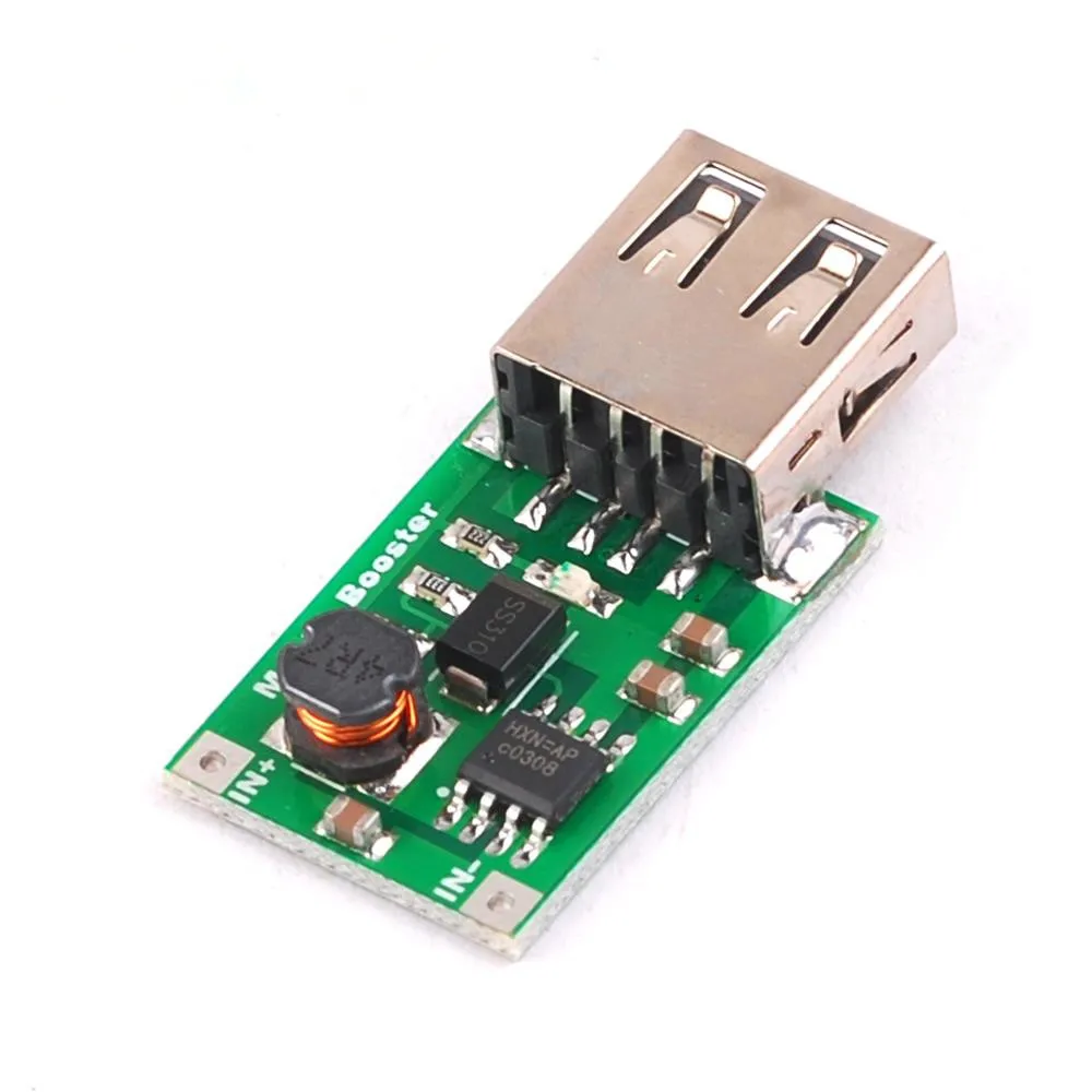 10pcs/lot DC-DC (2 ~ 5V) liter 5V boost module 1200MA mobile power source Phone charging board