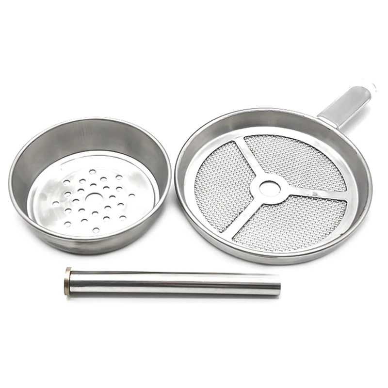 

Hookah Shisha Charcoal Screen Holder With Handle Narguile Tobacco Bowl Accessories Gadget