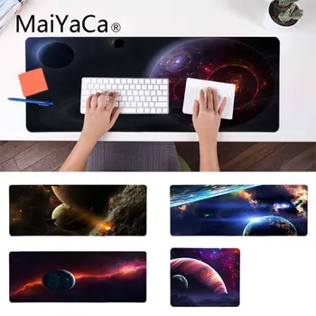 

MaiYaCa New Design Outer Space Spacecrafts Nebula Laptop Computer Mousepad Durable Rubber Mouse Mat Pad
