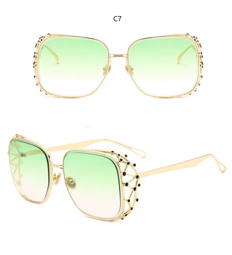 Steampunk Square Luxury Designer Rhinestone Sunglasses HTB1cUjKkfBNTKJjy0Fdq6APpVXaR - Steampunk Square Luxury Designer Rhinestone Sunglasses