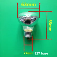 E27 ванной подсветка нагревательная лампа лампочка bathroommaster промежуточный пузыря выставка пузырь E27 40 w 220 V D63MM