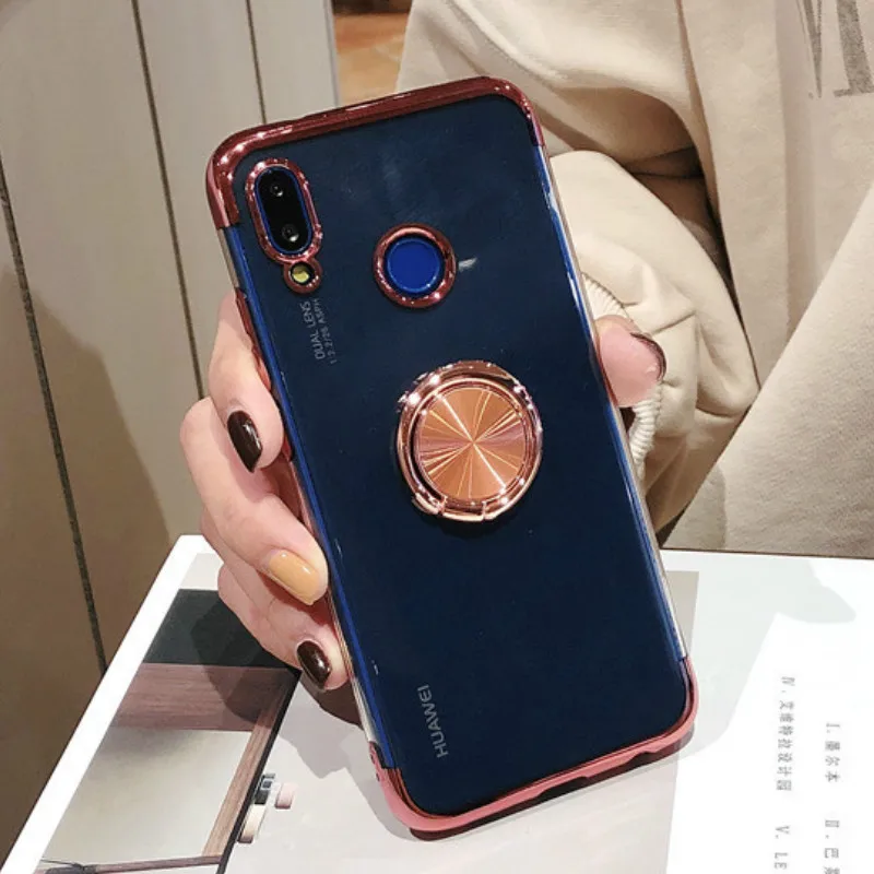 

Magnetic Bracket Finger Plating Case For Huawei Honor 7A 7C 7X 8 8A 8C 8X MAX 9 9i Note 10 Lite Y5 Y6 Y7 Y9 Prime 2018 2019Cover