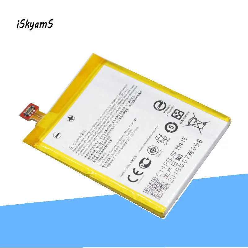 Сменный аккумулятор iSkyams 1x2050 мАч C11P1324 для телефона ASUS Zenfone 5 T00F T00J A501CG A500CG A501 A500G Z5