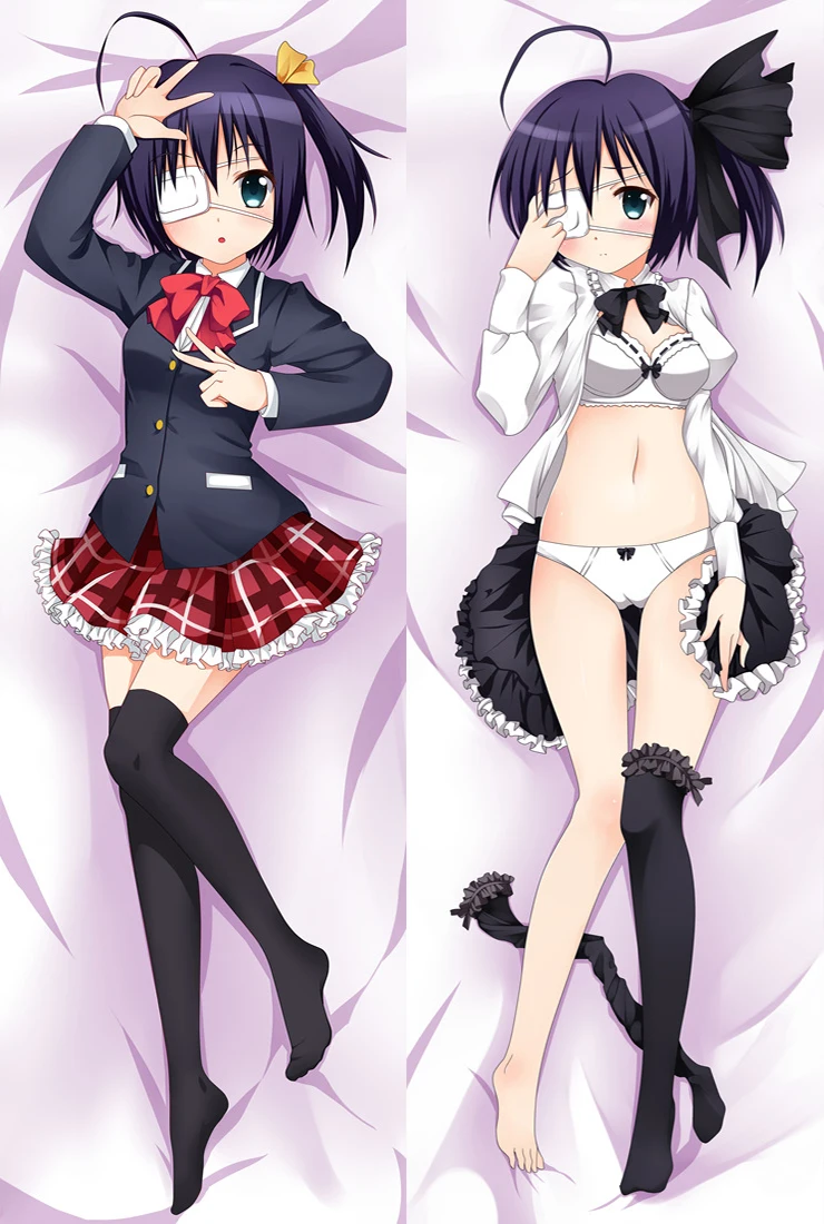 2018 август аниме Chuunibyou demo koi ga shitai! Персонажей таканаши Рикка Подушка Dakimakura Крышка