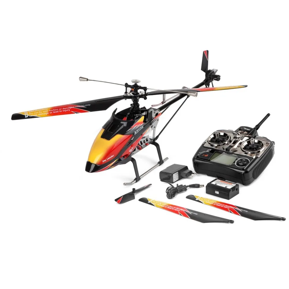 

Wltoys V913 Brushless 2.4G 4CH Single Blade Built-in Gyro Super Stable Flight High efficiency Motor RC Helicopter