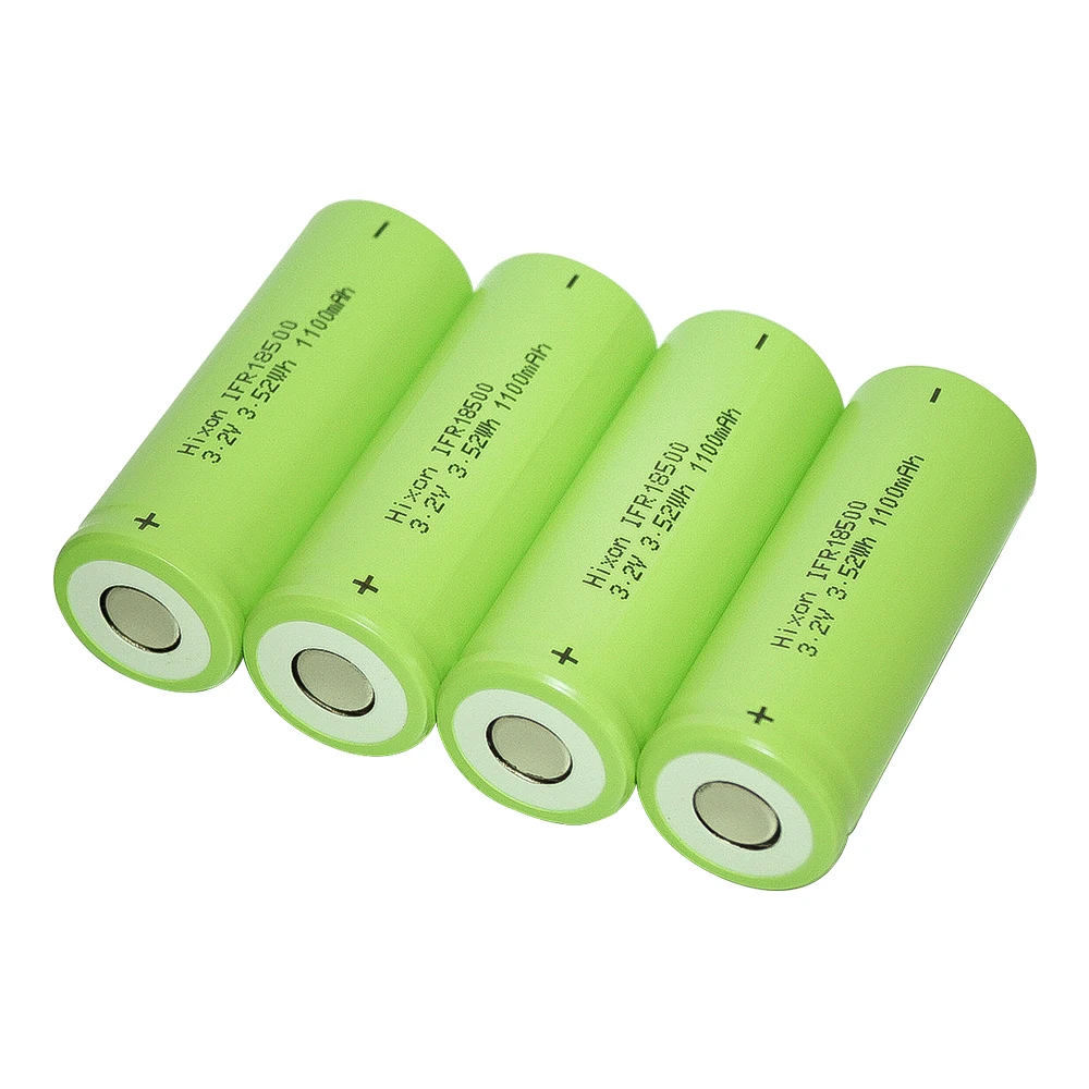 4 шт 1100mAh Akku Zelle IFR18500 LiFePo4 3,2V аккумуляторная батарея с сертификацией UN und UL