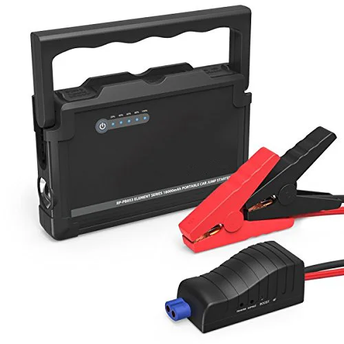 

24000Mah Quick Charge high quality car jump starter for 12V Vehicle With LED light Dual USB Output Smart Cable