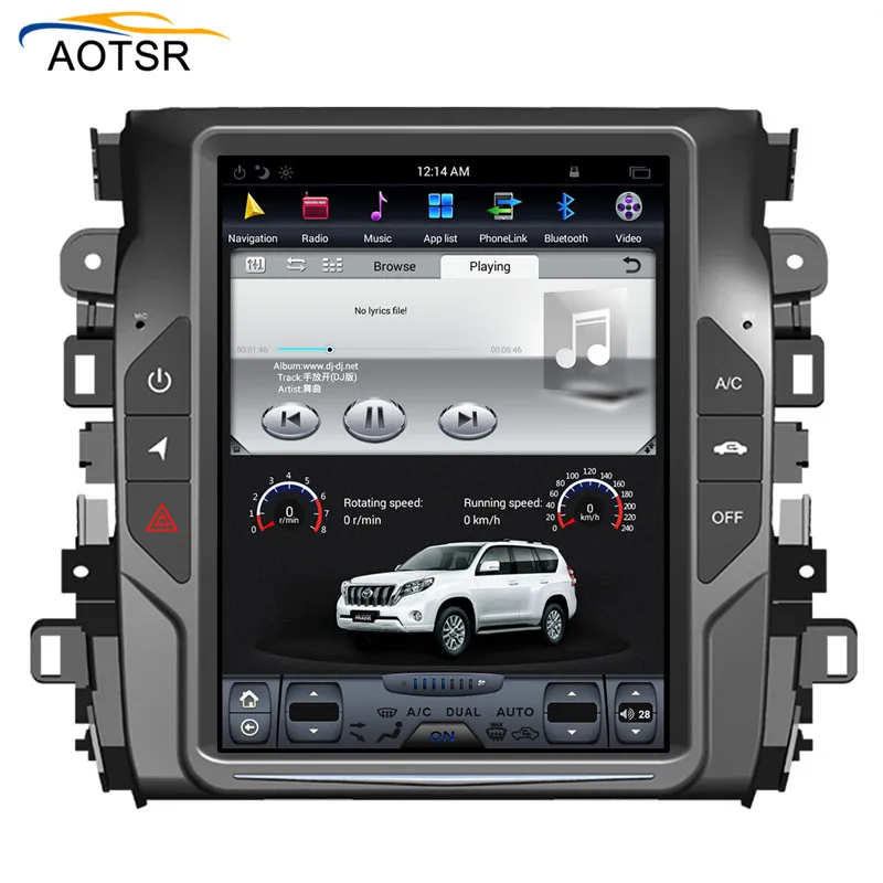 Excellent Tesla Style BIG Screen Android 7.1 car gps navigation head unit For HONDA AVANCIER 2017 2018 car radio stereo free map BT no dvd 7