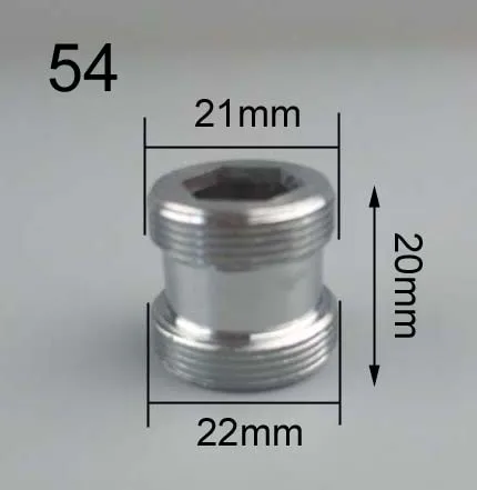 16 18 19 20 21 22 24 мм более длинный адаптер, очиститель кран aeratror адаптер - Цвет: male 21 to male 22