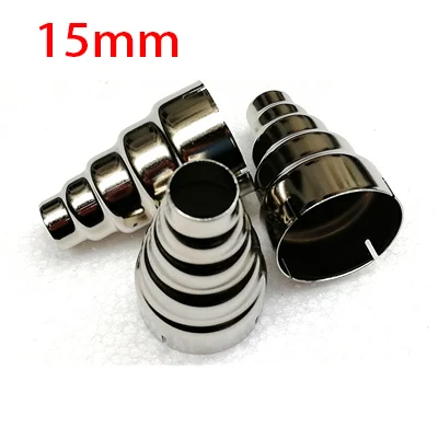 

NOVFIX New Metallic Iron Round 15mm Tuyeres Nozzle For 33mm Hot Air Guns Handheld Hot Air Gun