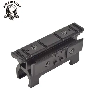 

SINAIRSOFT Aluminum Alloy Riser Scope Mount Base Raiser Picatinny Weaverer Rail 20mm For Marui MP5 Hunting Paintball Accessories