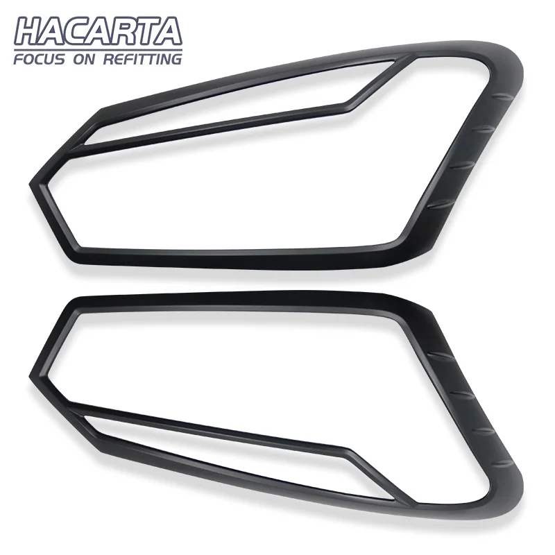 

HACARTA FOR D-MAX 2015-2018 Black front lamp coer head light cover fit for dmax