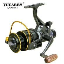 YUCARRY бренд MG3000-6000 10+ 1BB 5,2: 1 Металл спиннинг катушка рыбалка маховика пресной воды Рыбалка спиннингом ловли карпа